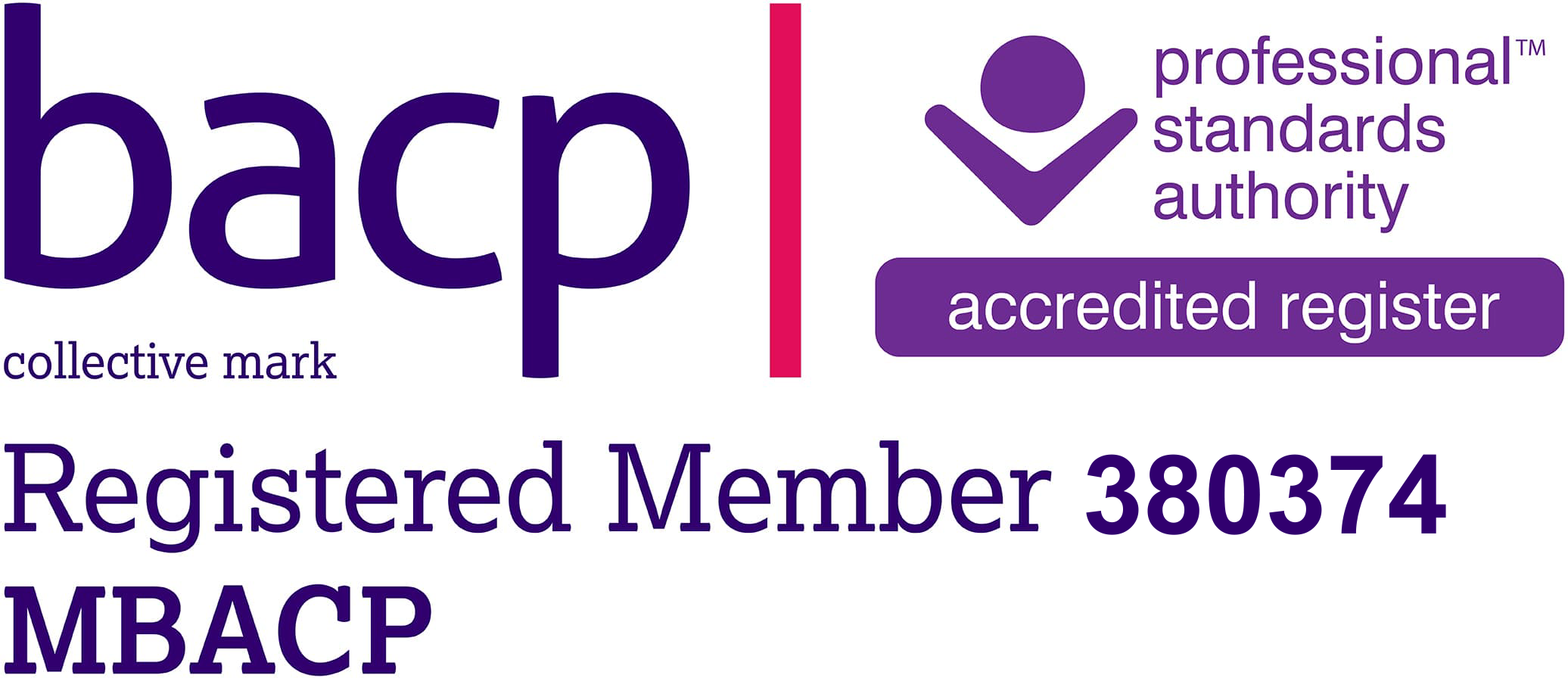 BACP Registered Member 380374